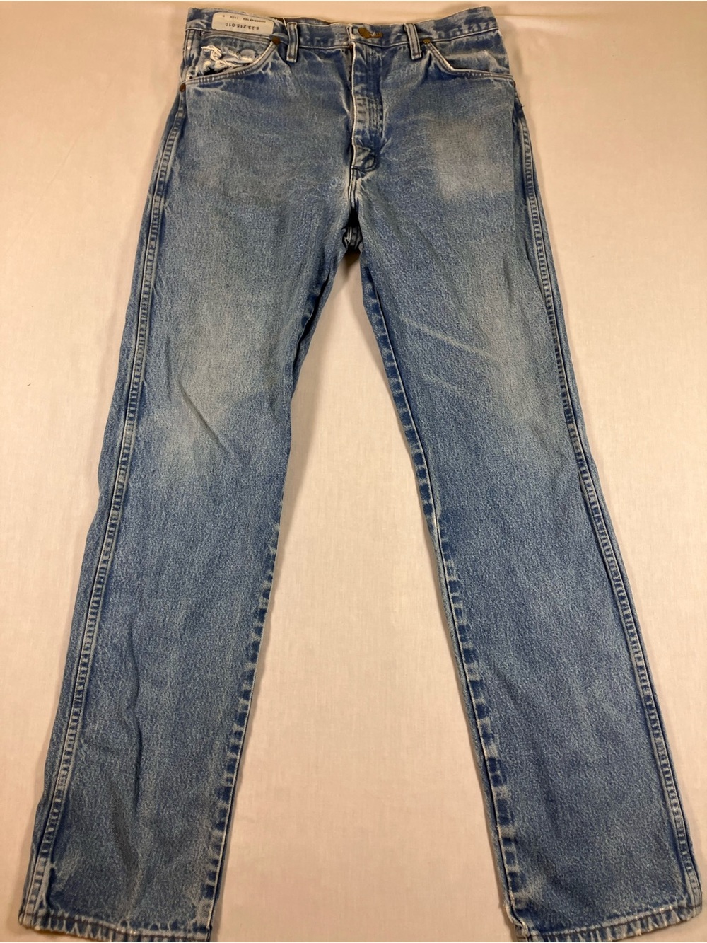 Wrangler Cowboy Cut Men's Medium Blue Straight Jeans